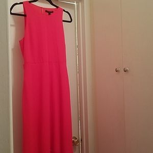 Neon pink spring/ summer dress